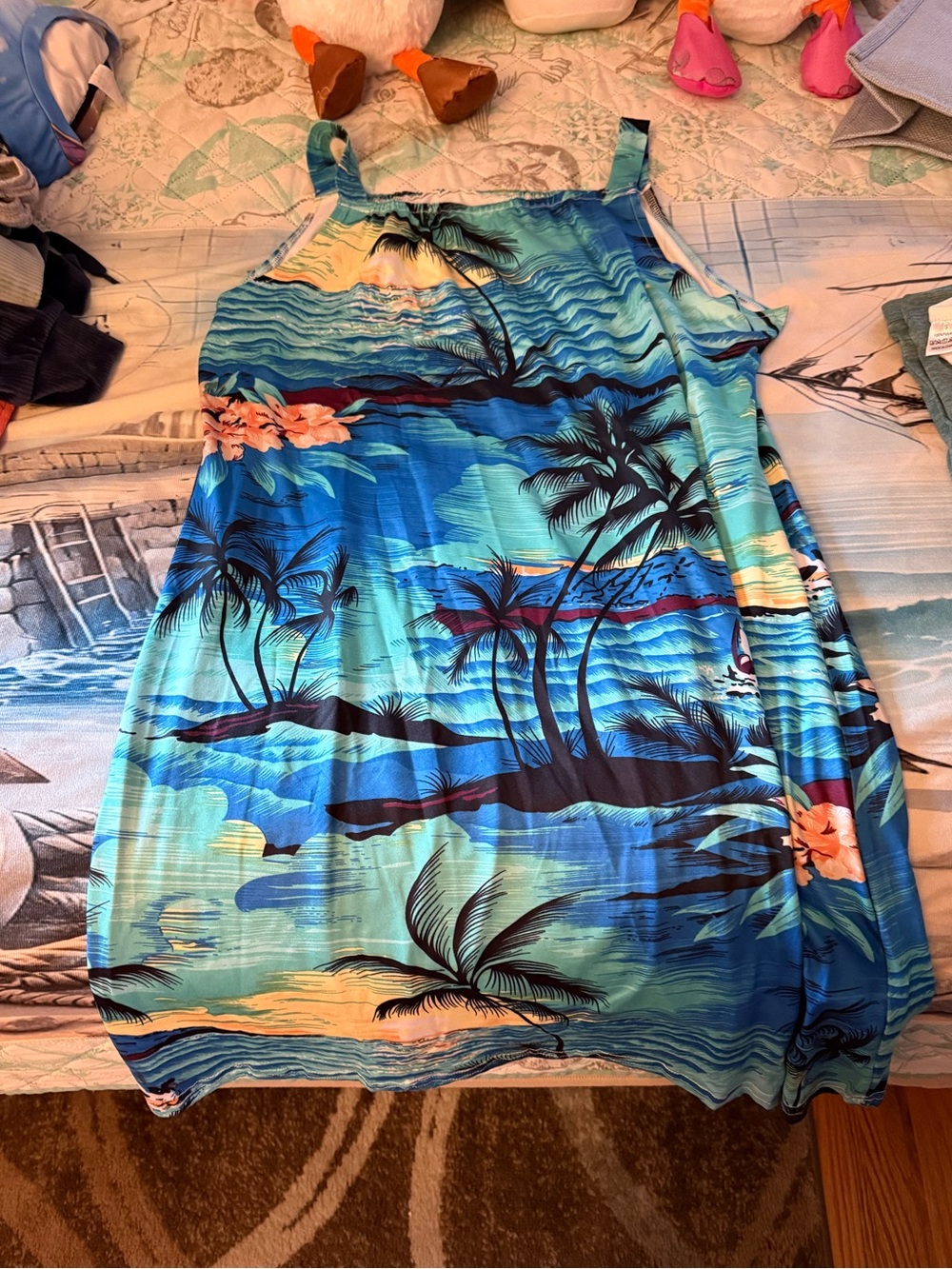 Set of 5 Colorful Sleeveless Sundresses